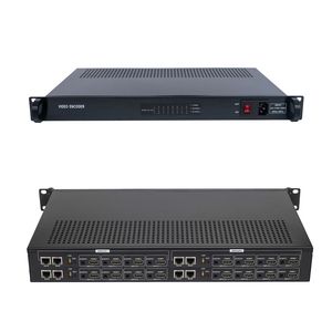 Encodeur H.264 1U 16 canaux à faible coût, 8 ports H.265 HEVC 1080P, encodeur vidéo IP pour diffusion en direct <span class=keywords><strong>IPTV</strong></span> - Product Image 1