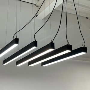 Thay đổi độ sáng mát trắng văn phòng <span class=keywords><strong>LED</strong></span> tuyến tính chiếu sáng lịch thi đấu 2ft-8ft nhôm bề mặt gắn <span class=keywords><strong>recessed</strong></span> treo đèn CE chứng nhận - Product Image 6