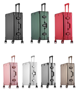 Maleta de Viaje Personalizada, Impermeable, de Aleación de <span class=keywords><strong>Aluminio</strong></span> y Magnesio, Ligera, Resistente, Portátil, con 4 Ruedas Giratorias, Gran Capacidad - Product Image 5