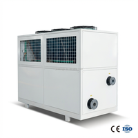 Système de pompage automatique Honeywell R32/R290/R407C/R404A/R134A -5~5°C 20HP Refroidisseur industriel à eau glycolée refroidi par air