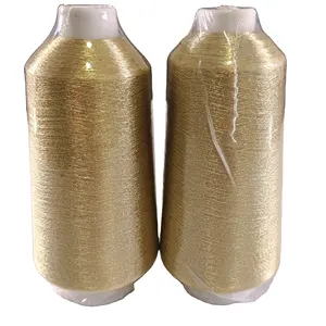 Factory Direct Pakistan Market KR GOLD 1552 SILVER TOBACCO Embroidery Thread MS/ST type Metallic Yarn