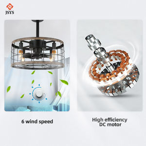 モダンな装飾的な6速天井ファンライトセルリングファンLEDリモコン天井ファンライト - Product Image 4