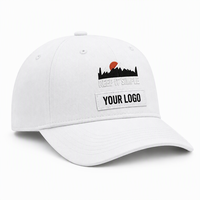 Casquette de baseball sportive respirante à 6/5 panneaux en polyester/coton avec impression numérique, ajustement réglable et style urbain