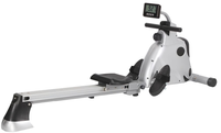 Rameur pliable multifonctionnel XINRUI pour la maison, équipement de gym, résistance magnétique interne de 5 kg, capacité de 150 kg, écran LED, durable, certifié CE
