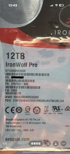   Disque dur SATA <span class=keywords><strong>IronWolf</strong></span> 12 To ST12000VN0007/0008 pour <span class=keywords><strong>NAS</strong></span> - Product Image 3