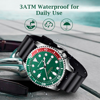 Montre à quartz pour homme BEN NEVI, calendrier lumineux populaire, BN3017G, montre de sport pour homme, montre étanche