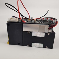 Lampu Merah 2W + Kepala Pemotong 10W 455nm Cahaya Biru Ukiran Inframerah 1064nm Modul Laser Dioda Pengukir Laser Alat DIY Kayu