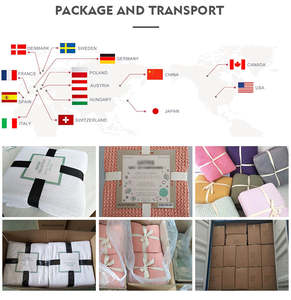 Manta de Algodón 100% de Alta Calidad y Económica de Fábrica, Anti-Pilling, Suave y Cálida, Tipo Waffle, el Mejor <span class=keywords><strong>Regalo</strong></span> para Amigos, <span class=keywords><strong>Padres</strong></span> e Hijos - Product Image 5