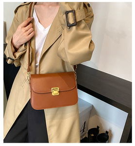 Haute qualité petit sac femmes 2024 nouvelle mode Texture Niche Pop sac à bandoulière dames unique épaule petit sac carré - Product Image 4