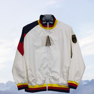 新款男式足球衫拉链防水透气短袖 100% 涤纶圆领四季训练刺绣 - Product Image 4