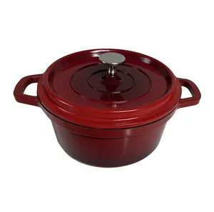 Casserole en céramique de 16cm émaillée avec couvercle Pot à soupe pour nouilles PFOA et PFOS fr