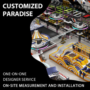 מתקן משחקים מקורה מסחרי בקנה מידה גדול לילדים: שירות התאמה אישית מקיף עם אזורי משחק אינטראקטיביים ומבנים - Product Image 3