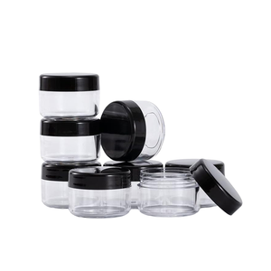 Pots cosmétiques micro en PS <span class=keywords><strong>de</strong></span> 3 ml avec couvercle à vis et impression sérigraphiée - Mini <span class=keywords><strong>pot</strong></span> échantillon pour crème contour des yeux et masque facial <span class=keywords><strong>de</strong></span> luxe - Product Image 1