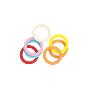 Cerchi in Legno Cavi Rotondi Ilan, Diametro 3,5 cm, Multicolore, 12 Pezzi, Base per Lavori Artigianali - Product Image 2