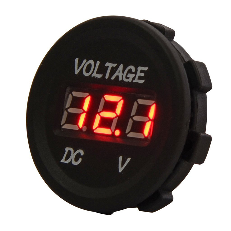DC 12V LED Display Voltmeter With