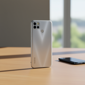 Cover posteriore Realme per 7i RMX2103, parte di ricambio per scocca del telefono, colore argento - Product Image 3