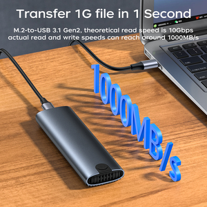 ราคาโรงงานขายส่ง ฮาร์ดไดรฟ์ความเร็วสูง SSD USB 3.0 อะลูมิเนียม 120 4TB USB3.1 TYPE-C รองรับ Windows/mac/linux กล่องใส่ฮาร์ดดิสก์ - Product Image 2