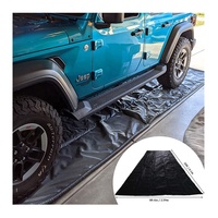 Tapis de confinement de sol de voiture de garage en vinyle PVC imperméable pour huiles de neige boue