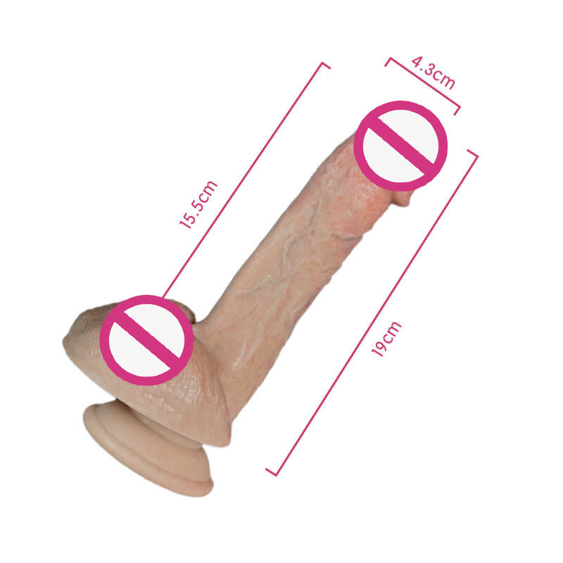 REALING Thick Suction Cup Vibrating Dildo