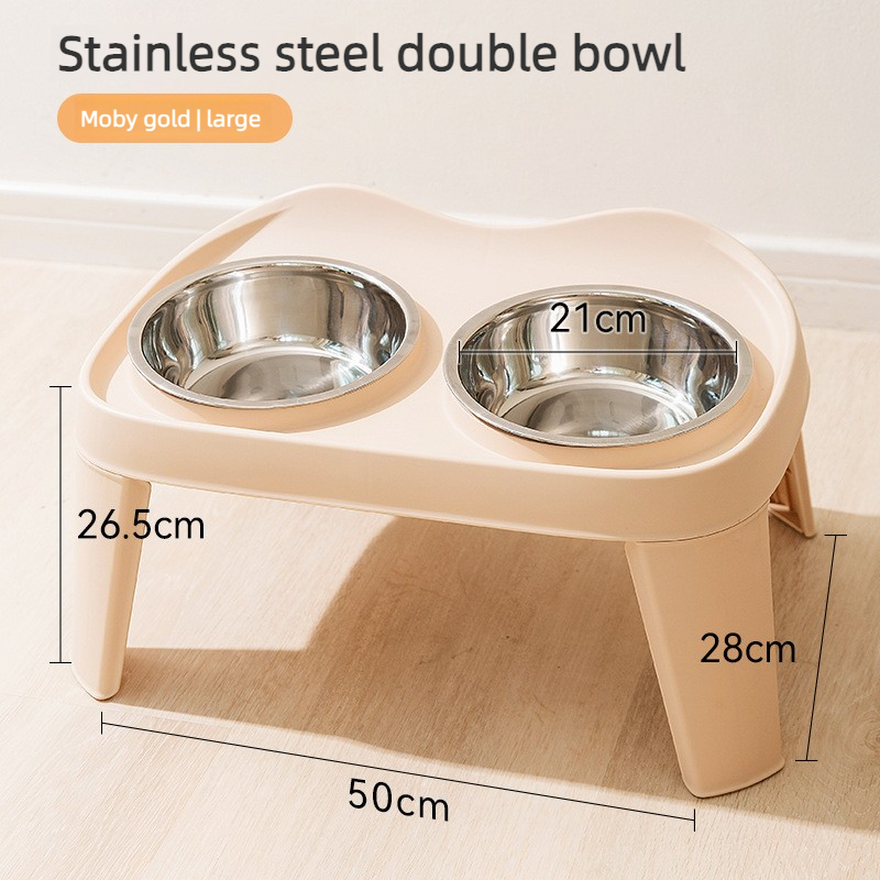 Mobikin large stainless steel double bowl upgraded stability