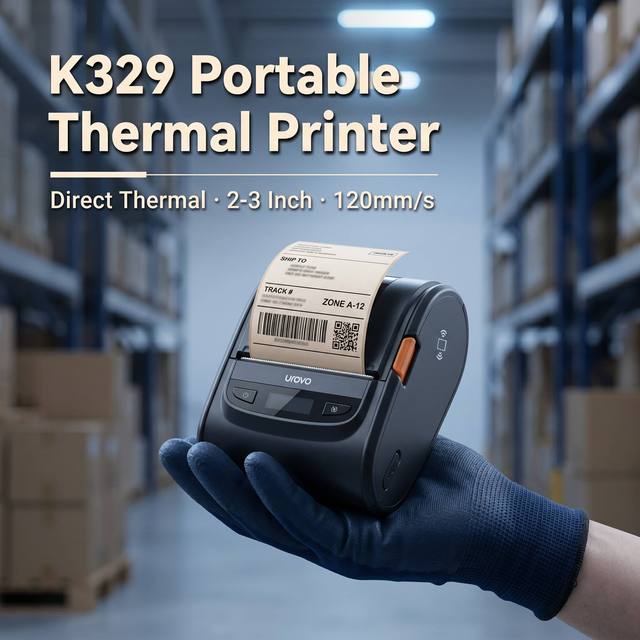 Imprimante Portable Thermal Label Printer Ticket De Caisse 80mm Receipt Printer Portable Wireless Printer