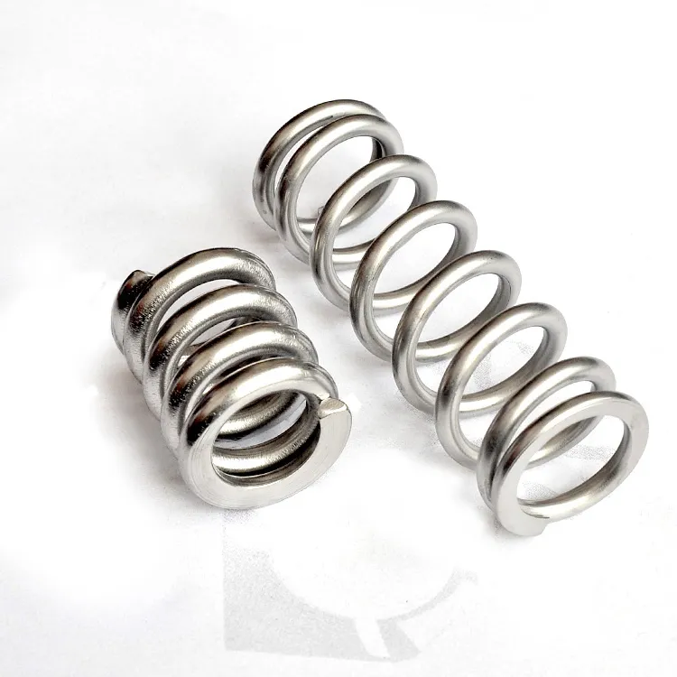 Polished & anodized colored titanium grade 12 fork coil spring