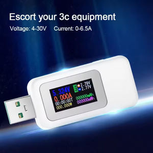 Probador USB 10 en 1 DC <span class=keywords><strong>Volt</strong></span>ímetro <span class=keywords><strong>digital</strong></span> <span class=keywords><strong>Amperimetro</strong></span> Medidor de voltaje de corriente Amp <span class=keywords><strong>Volt</strong></span> Amperímetro Detector Indicador de cargador de Banco de energía - Product Image 6