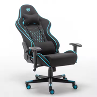 Chaise d'ordinateur ergonomique personnalisable, conception pivotante dynamique pour les jeux sur PC et le bureau à domicile