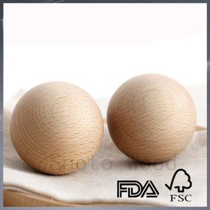 Bolas de Madera de Haya Sin Terminar de 50 mm, Bolas Redondas de Madera - Product Image 1