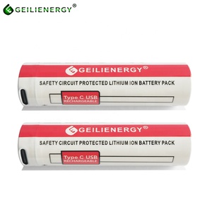 吉利能源批发价可充电锂离子电池<span class=keywords><strong>3</strong></span>.7V 2600毫安时C型USB电池 - Product Image 4
