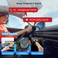 Dongle CarPlay Android Auto filaire vers sans fil, directement de l'usine, fonction 2 en 1, installation simple pour voitures