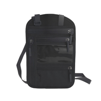 Stock d'usine porte-carte d'identité tactique portefeuille en Nylon étanche avec pochette de carte de lanière de cou pour Guide touristique/Badge