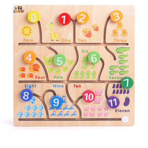 <span class=keywords><strong>Labyrinthe</strong></span> en bois Montessori, jouet de planche d'apprentissage, styles divers, nouvelle collection - Product Image 1