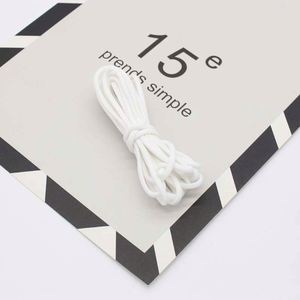 Vente flash : lacets élastiques ronds en nylon tissé de 3 mm, couleur personnalisée, accessoires pour chaussures - Product Image 3