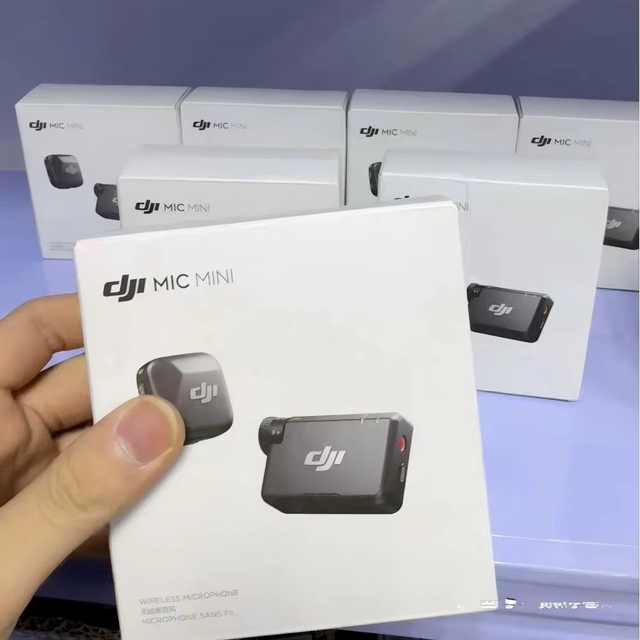 Original DJZ Mic Mini (1 TX + 1 RX) Two-Level Active Noise Cancellation Wireless Microphone Portable Sports Camera