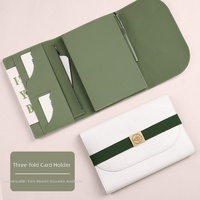 Coffret Cadeau de Carnets de Bureau A5 en Papier DuPont, Écologique, avec Pochette de Rangement, Recharges Remplaçables, Reliure Piquée à Cheval, Élastique