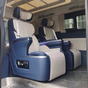 Sedile Auto in Pelle di Lusso <span class=keywords><strong>Mercedes</strong></span> <span class=keywords><strong>Vito</strong></span> Sport & Aero con Guida Scorrevole e Rotazione Bloccabile, Adatto per <span class=keywords><strong>V</strong></span>-<span class=keywords><strong>Class</strong></span>/Sprinter - Product Image 6
