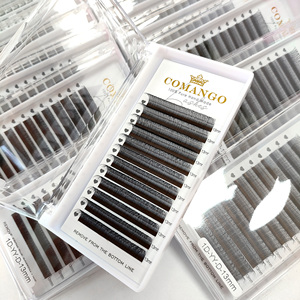 Extensions <span class=keywords><strong>de</strong></span> <span class=keywords><strong>cils</strong></span> russes volume 2D en Y à pointes étroites, <span class=keywords><strong>cils</strong></span> préfabriqués naturels style Y pour maquillage - Product Image 6