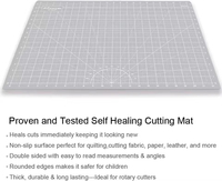 Tapis de découpe PVC double face A2 Keep Smiling, planche de découpe rotative quadrillée pour le scrapbooking, les arts et l'artisanat