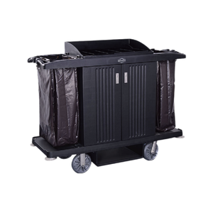 Chariot de ménage multifonctionnel de chambre d'amis de chariot de linge d'hôtel d'acier inoxydable - Product Image 3