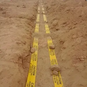 Cinta de Barrera Detectable de Aluminio para Cable de Fibra Óptica Subterráneo - Product Image 5