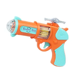 Pistol mainan anak-anak, proyeksi pistol bayi lampu suara, musik mainan pistol elektrik anak laki-laki