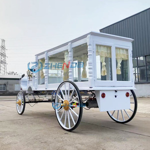 Zhenda Factory Outlet White Special Transportation Funeral Hearse Vehicle Coffin Car Luxury Funeral Limousine Classic Hearse - Product Image 5