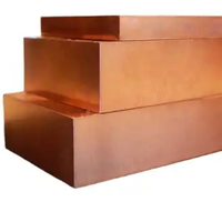 Lingot de cuivre pur de haute qualité, métal de rebut, haute pureté 99,99%