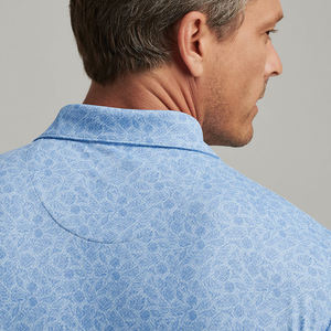 Diseño 90% Poliéster 10% Spandex 180g Sublimed Sport Fit Golf Polos transpirables con logotipo personalizado - Product Image 6