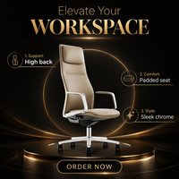 Chaise de bureau de direction en cuir noir à dossier haut, pivotante et réglable, avec appui-tête pour le travail de bureau