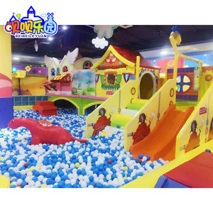 Toboggans gonflables sur le thème de la forêt pour enfants, équipement de jeu intérieur, trampoline, <span class=keywords><strong>piscine</strong></span> à balles, taille personnalisée pour centre commercial - Product Image 5