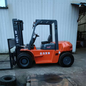 Chariot élévateur diesel Heli 5T d'occasion de haute qualité, capacité de 5 tonnes, modèle 2023, garantie d'un an, prix d'usine, marque de premier ordre, excellent - Product Image 6