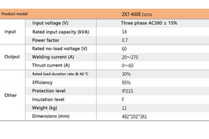 Wholesale JASIC ZX7 400E 380V 270 IGBT Stainless Steel Manual Portable Welding Machine - Product Image 6