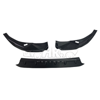 Pare-chocs de voiture ABS plastique fibre de carbone Look pare-chocs avant Spoiler 3 pièces lèvre avant pour Audi A3 8Y S-Line Sportback Sedan 2021